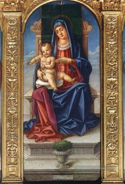  Bartolomeo Art - Madonna a été intronisée Bartolomeo Vivarini